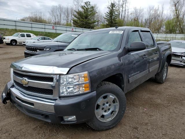 3GCRCSE38AG238043 - 2010 CHEVROLET SILVRDO LS C1500 LT GRAY photo 1