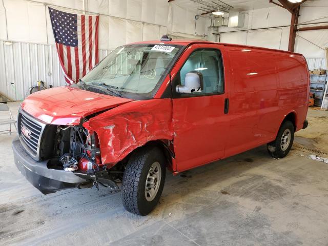 1GTZ7GFG0K1210675 - 2019 GMC SAVANA G3500 RED photo 1