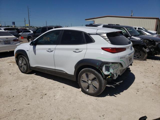 KM8K33AG2KU051200 - 2019 HYUNDAI KONA LIMITED WHITE photo 2