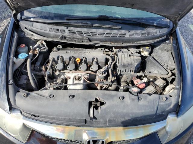 2HGFA1F05AH040853 - 2010 HONDA CIVIC EXL შავი ფოტო 11