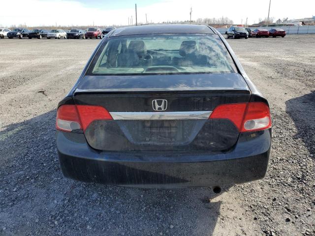 2HGFA1F05AH040853 - 2010 HONDA CIVIC EXL შავი ფოტო 6