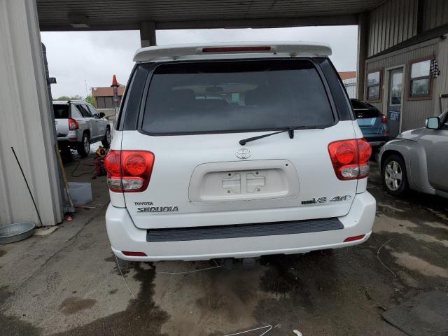 5TDBT48A05S250749 - 2005 TOYOTA SEQUOIA LIMITED WHITE photo 6