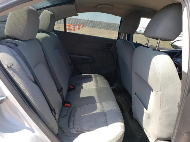 1G1JA5SH3G4155655 - 2016 CHEVROLET SONIC LS ვერცხლისფერი ფოტო 10