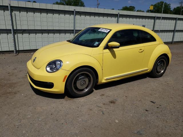 3VWJX7AT9CM632804 - 2012 VOLKSWAGEN BEETLE YELLOW photo 1