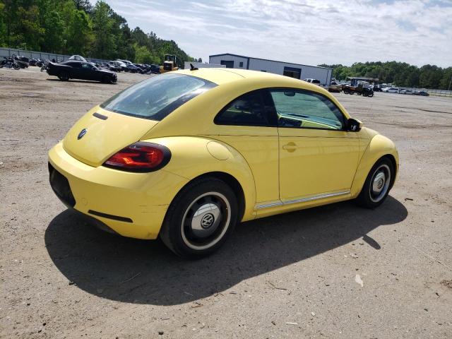 3VWJX7AT9CM632804 - 2012 VOLKSWAGEN BEETLE YELLOW photo 3