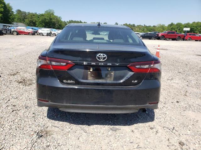 4T1C11AK8MU539962 - 2021 TOYOTA CAMRY LE BLACK photo 6