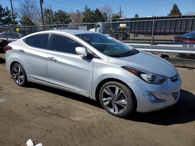 KMHDH4AE8EU142068 - 2014 HYUNDAI ELANTRA SE SILVER photo 4