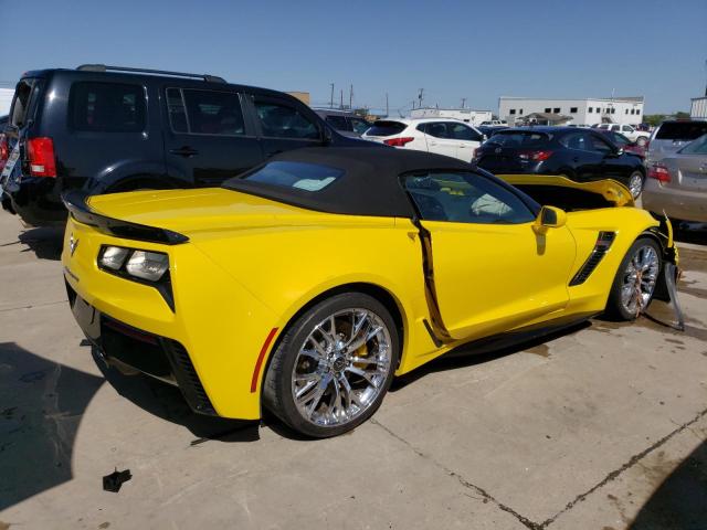 1G1YU3D61H5600637 - 2017 CHEVROLET CORVETTE Z06 3LZ YELLOW photo 3