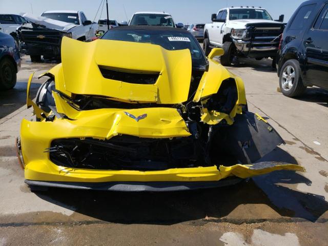 1G1YU3D61H5600637 - 2017 CHEVROLET CORVETTE Z06 3LZ YELLOW photo 5