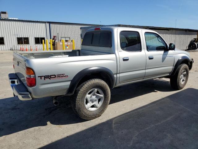 5TEGN92N12Z022296 - 2002 TOYOTA TACOMA DOUBLE CAB PRERUNNER SILVER photo 3