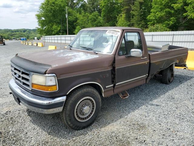 2FTHF25G6NCA50260 - 1992 FORD F250 BROWN photo 1