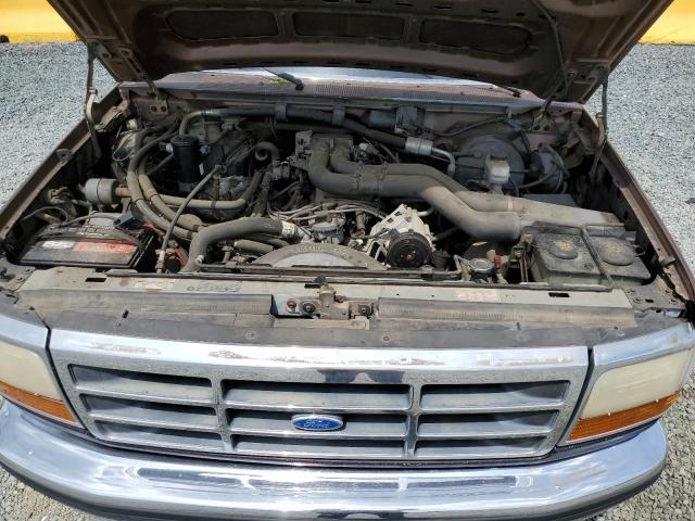 2FTHF25G6NCA50260 - 1992 FORD F250 BROWN photo 11