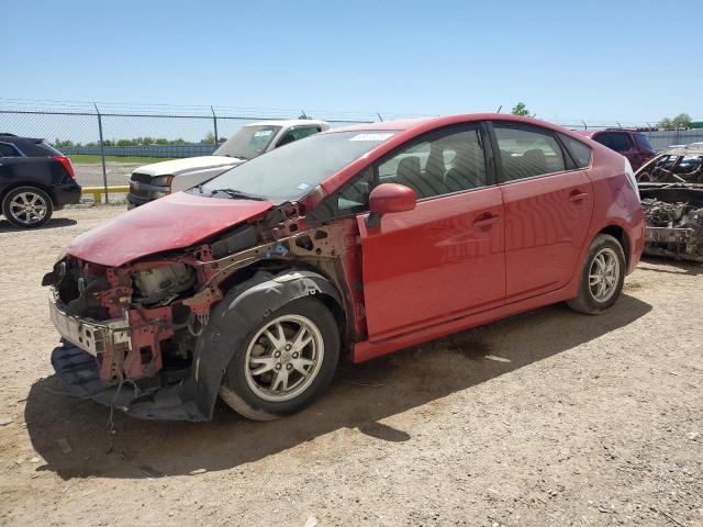 JTDKN3DU9A0043911 - 2010 TOYOTA PRIUS RED photo 1