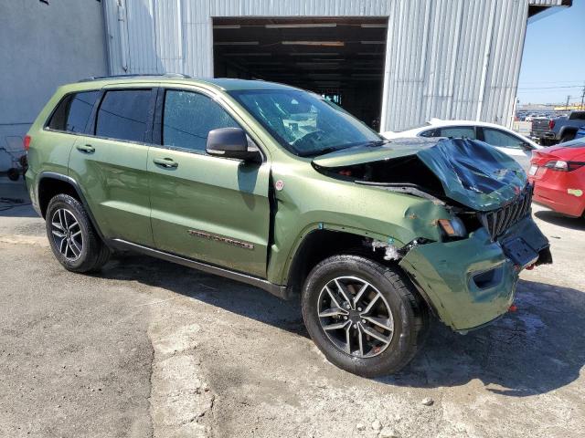 1C4RJFLG9MC579896 - 2021 JEEP GRAND CHER TRAILHAWK 绿色 照片 4