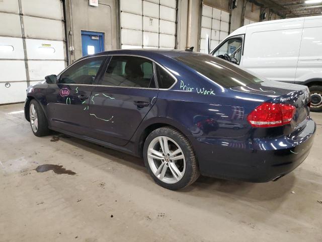 1VWBS7A37EC069372 - 2014 VOLKSWAGEN PASSAT SE BLUE photo 2