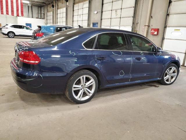 1VWBS7A37EC069372 - 2014 VOLKSWAGEN PASSAT SE BLUE photo 3