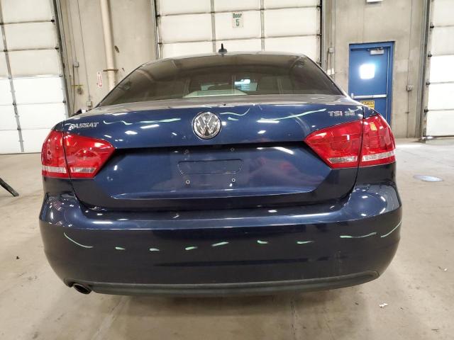 1VWBS7A37EC069372 - 2014 VOLKSWAGEN PASSAT SE BLUE photo 6