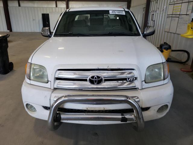 5TBRT34174S447312 - 2004 TOYOTA TUNDRA ACCESS CAB SR5 WHITE photo 5