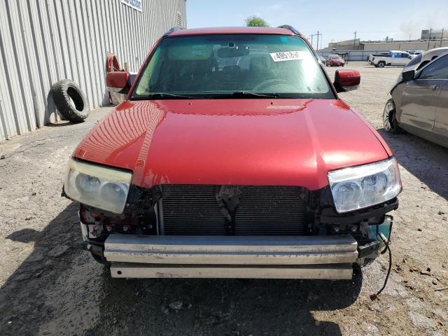 JF1SG67658H722259 - 2008 SUBARU FORESTER 2.5X LL BEAN MAROON photo 5