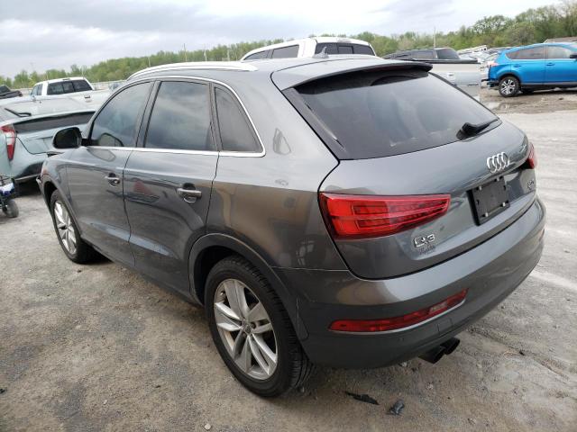 WA1JCCFS4HR010960 - 2017 AUDI Q3 PREMIUM PLUS GRAY photo 2