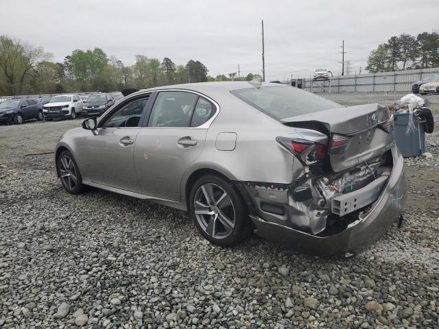 JTHCZ1BL9HA006979 - 2017 LEXUS GS 350 BASE GRAY photo 2