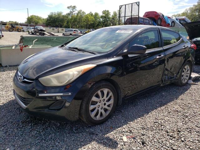 KMHDH4AE7CU436302 - 2012 HYUNDAI ELANTRA GLS BLACK photo 1