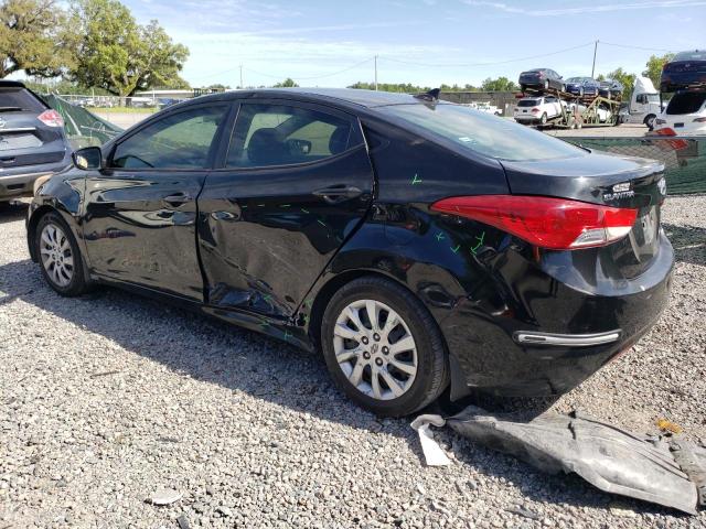 KMHDH4AE7CU436302 - 2012 HYUNDAI ELANTRA GLS BLACK photo 2