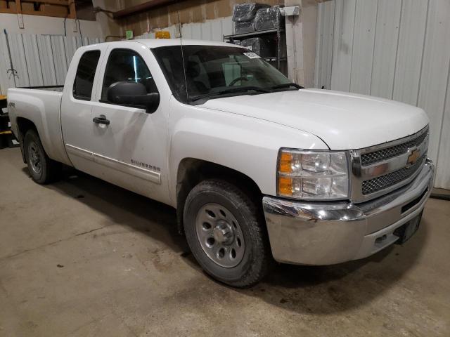 1GCRKREA3DZ291134 - 2013 CHEVROLET SILVERADO K1500 LS WHITE photo 4