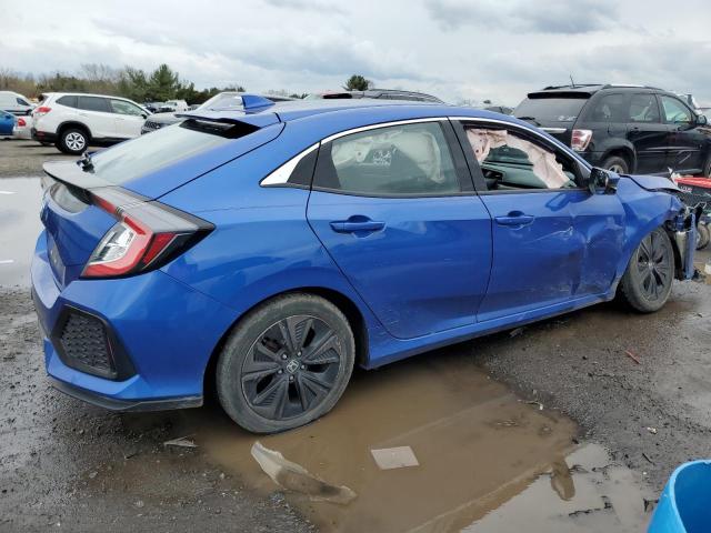 SHHFK7H6XKU225809 - 2019 HONDA CIVIC EX BLUE photo 3