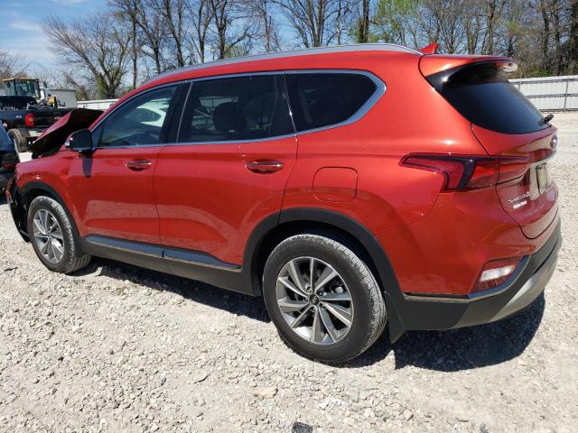 5NMS53AD1KH126982 - 2019 HYUNDAI SANTA FE LIMITED ORANGE photo 2