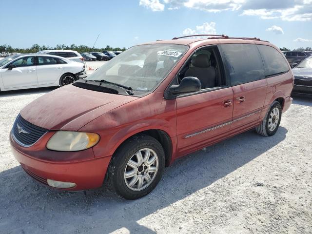 2C8GP64L22R775313 - 2002 CHRYSLER TOWN & COU LIMITED BURGUNDY photo 1