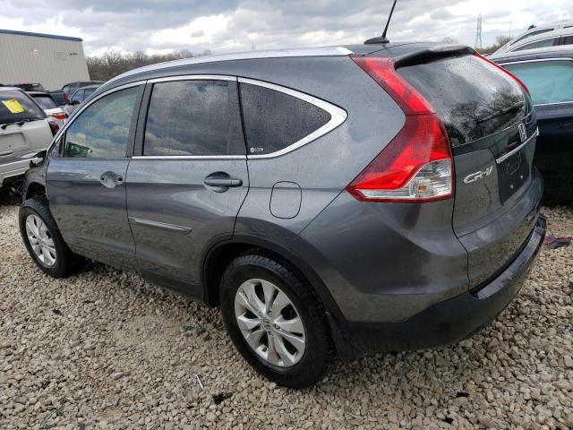 JHLRM4H73CC025744 - 2012 HONDA CR-V EXL GRAY photo 2