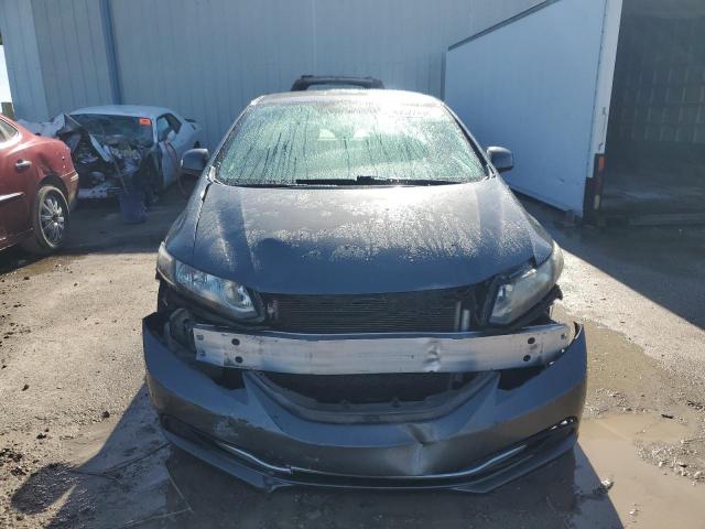 19XFB2F58DE067283 - 2013 HONDA CIVIC LX GRAY photo 5