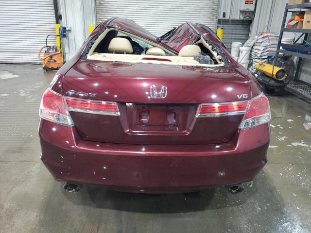 1HGCP3F88CA034744 - 2012 HONDA ACCORD EXL MAROON photo 6