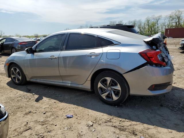 2HGFC2F65MH529715 - 2021 HONDA CIVIC LX SILVER photo 2