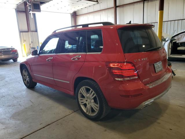 WDCGG8JB7FG437500 - 2015 MERCEDES-BENZ GLK 350 4MATIC RED photo 2