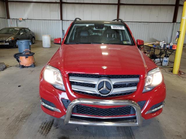 WDCGG8JB7FG437500 - 2015 MERCEDES-BENZ GLK 350 4MATIC RED photo 5