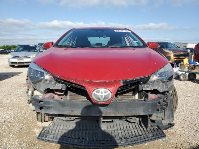 2T1BURHE8HC823309 - 2017 TOYOTA COROLLA L RED photo 5