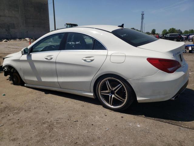 WDDSJ4GB5EN133261 - 2014 MERCEDES-BENZ CLA 250 4MATIC WHITE photo 2