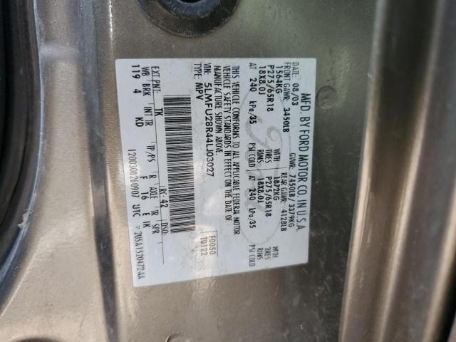 5LMFU28R44LJ03027 - 2004 LINCOLN NAVIGATOR თაფლისფერი ფოტო 13