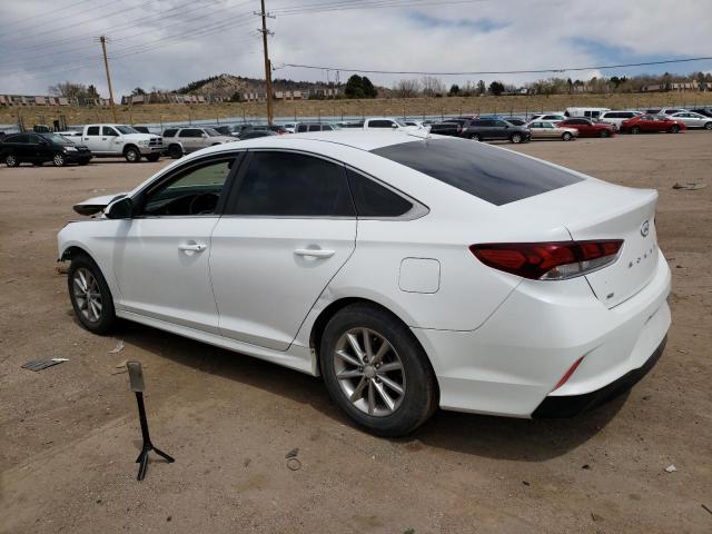 5NPE24AF8KH742064 - 2019 HYUNDAI SONATA SE WHITE photo 2