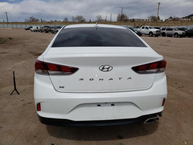 5NPE24AF8KH742064 - 2019 HYUNDAI SONATA SE WHITE photo 6