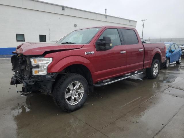 1FTFW1EF1FFB16230 - 2015 FORD F150 SUPERCREW RED photo 1