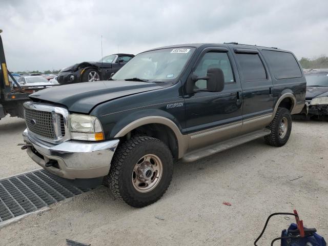 1FMNU43S62ED50037 - 2002 FORD EXCURSION LIMITED GREEN photo 1