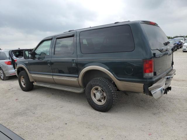 1FMNU43S62ED50037 - 2002 FORD EXCURSION LIMITED GREEN photo 2