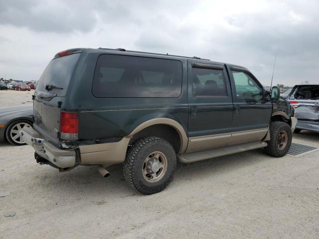 1FMNU43S62ED50037 - 2002 FORD EXCURSION LIMITED GREEN photo 3