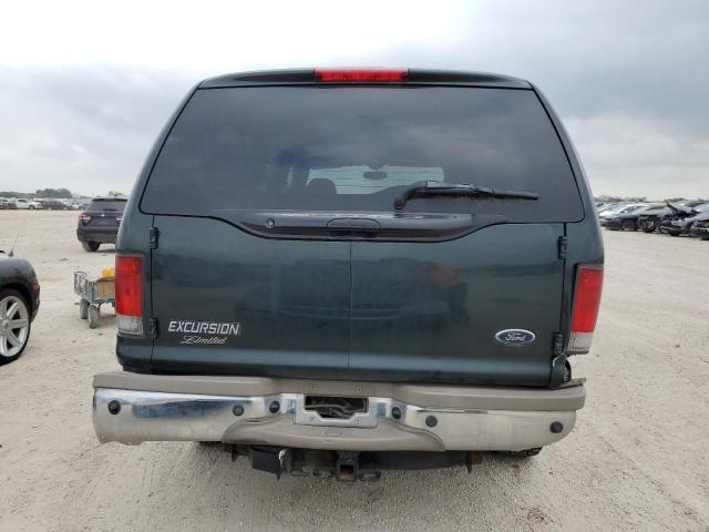1FMNU43S62ED50037 - 2002 FORD EXCURSION LIMITED GREEN photo 6