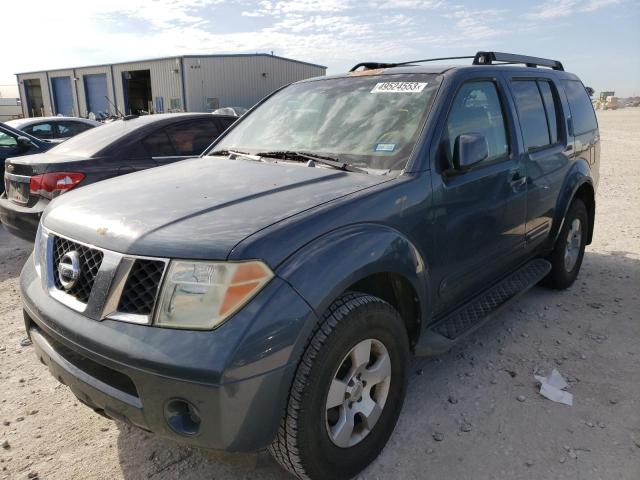 5N1AR18W35C731404 - 2005 NISSAN PATHFINDER LE 蓝色 照片 1