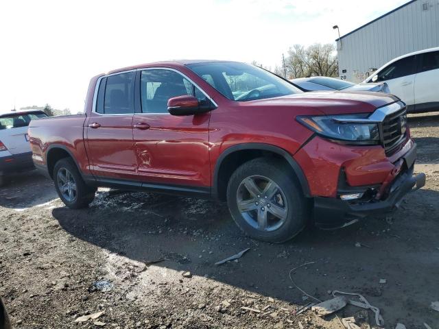 5FPYK3F55MB026254 - 2021 HONDA RIDGELINE RTL RED photo 4