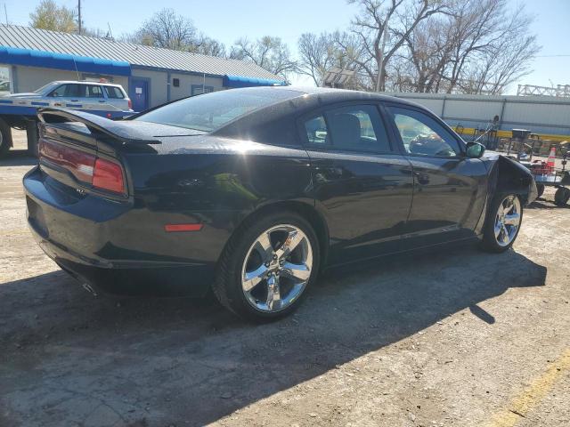 2C3CDXCT8CH239655 - 2012 DODGE CHARGER R/T BLACK photo 3